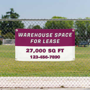 Customize Warehouse Space For Lease Business Banner