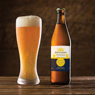 Customize Wedding Reception Best Man Groom Etc Beer Bottle Label