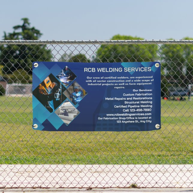 Customize Welding Contractor Services Business Banner (Insitu)