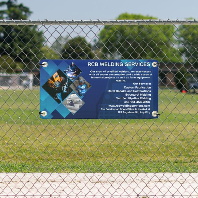 Customize Welding Contractor Services Business Banner (Insitu)