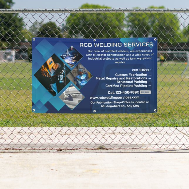 Customize Welding Contractor Services Business Banner (Insitu)