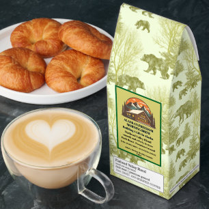 Customize Wilderness Bear Brand Promo Merch Roasted Coffee