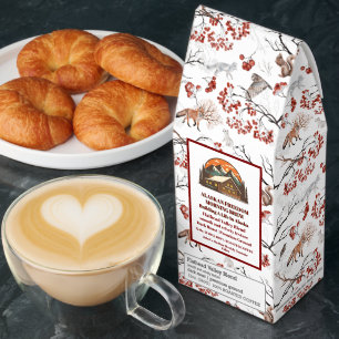 Customize Winter Wildlife Wonderland Brand Promo Roasted Coffee