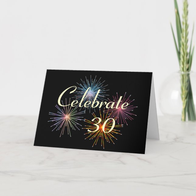 Customize with Any Year~Celebrate An Anniversary Card (Front)