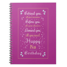 Customize with Editable Age: Birthday Notebook