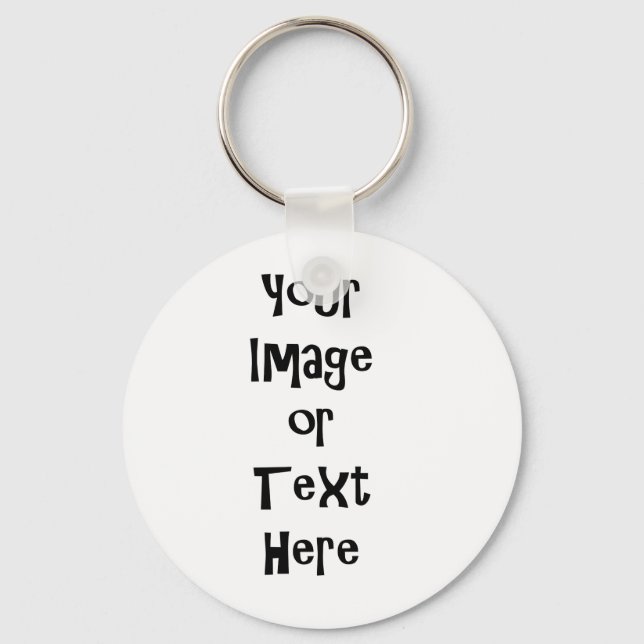 Customize with personalized pictures and text keychain (Front)