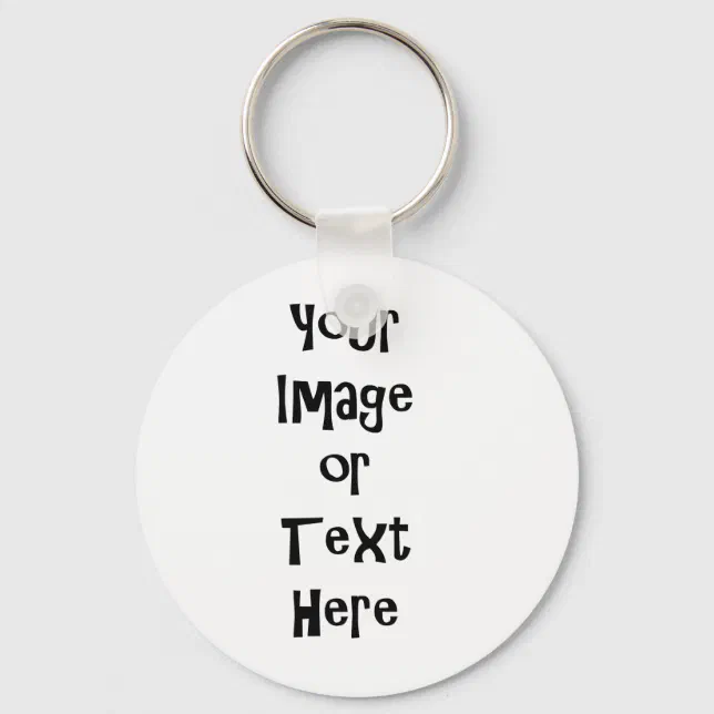 Customize with personalized pictures and text keychain | Zazzle