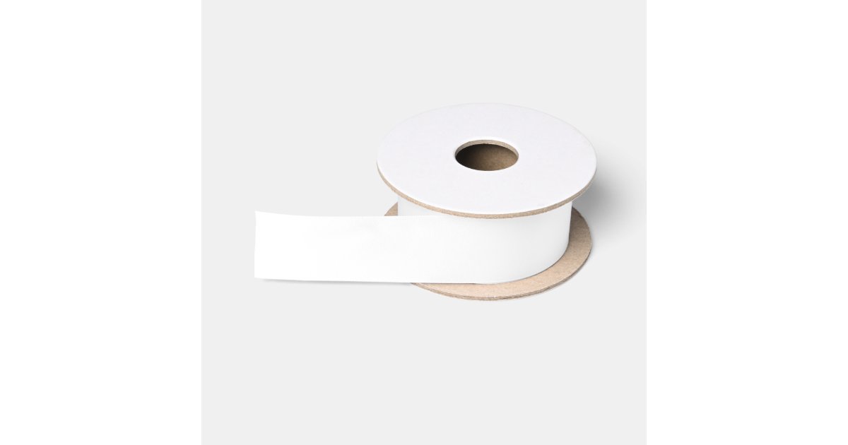 Custom Text Ribbon Customize with personalized pictures and text satin ribbon | Zazzle