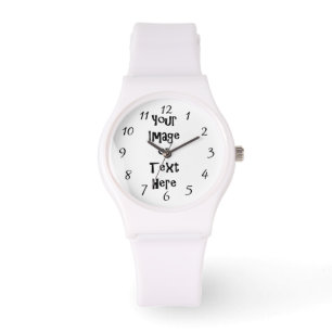 Customize with personalized pictures and text watch