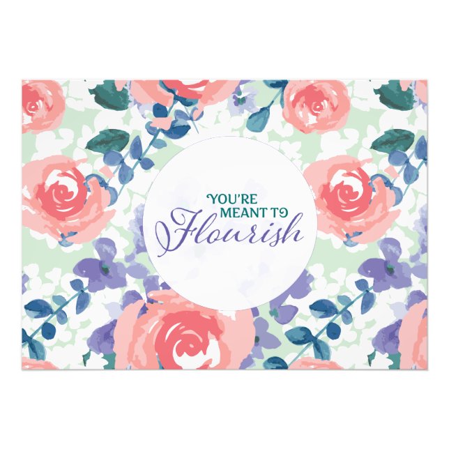 Customize with your own art or quote   photo print (Front)