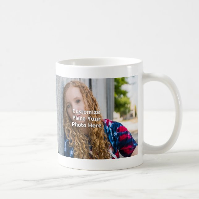 Customize With Your Photo Coffee Mug (Right)
