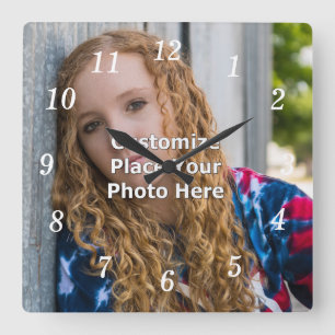 Customize With Your Photo Wall Clock