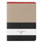 Customize With Your Text Taupe/BW Large Journal