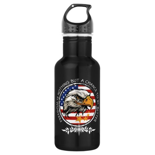 Customize your American Eagle design Stainless Steel Water Bottle
