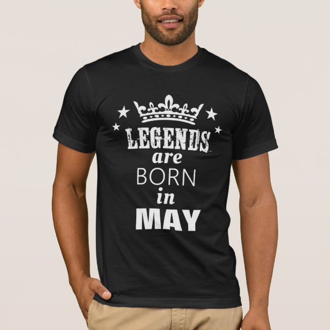 Customize Your Birthday Month on this T-Shirt (Front)