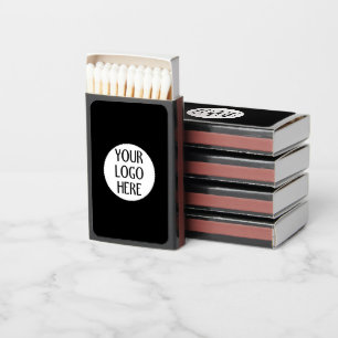 Customize Your Black White company logo Matchboxes