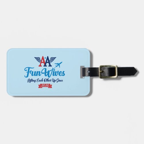 Customize Your BlueLuggage Tag AA Fun Wives Logo