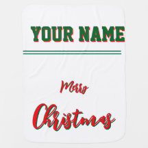 Customize your child’s name and merry christmas