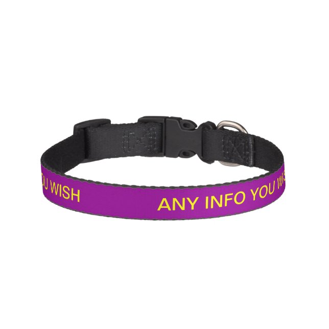 CUSTOMIZE YOUR COLLAR (Front)