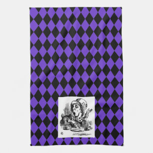 Customize your color Harlequin Mad Hatter Towel