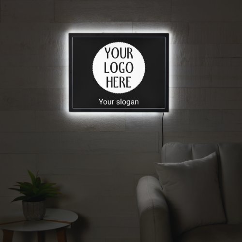 Customize Your company logo slogan text LED Sign