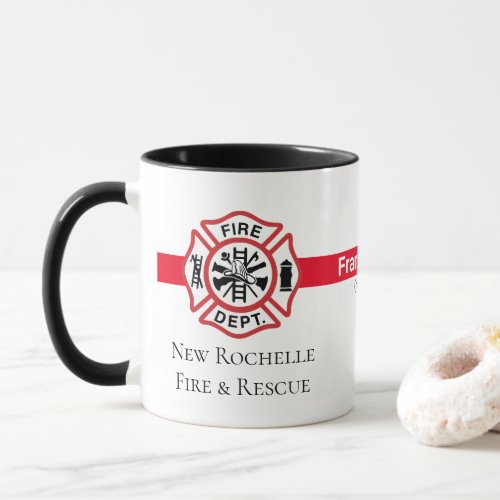 Customize Your Fire Department Firefighter Mug