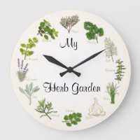 Customize Your Herb Garden Clock