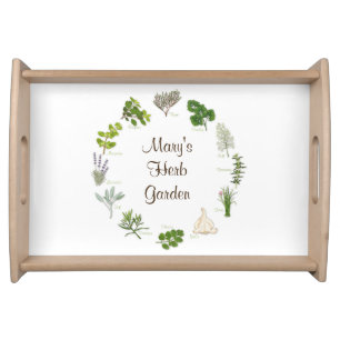 Customize Your Herb Garden Serving Tray