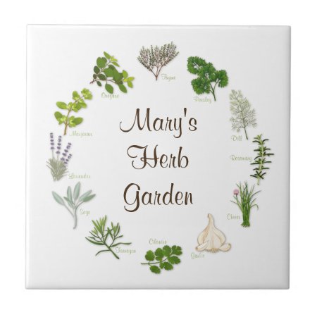Customize Your Herb Garden Tile