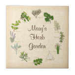 Customize Your Herb Garden Tile at Zazzle