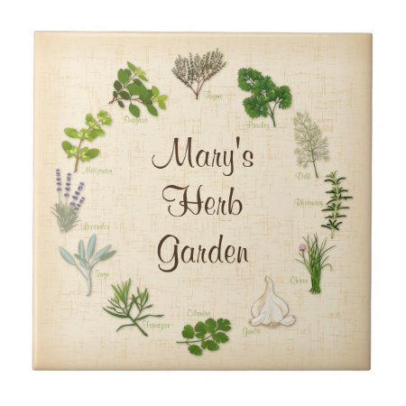 Customize Your Herb Garden Tile