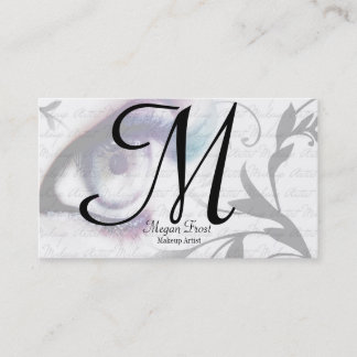 customize your monogram business card