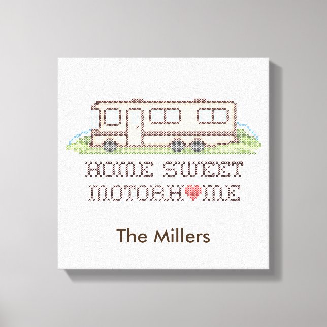 Customize Your Motor Home Canvas Art (Front)