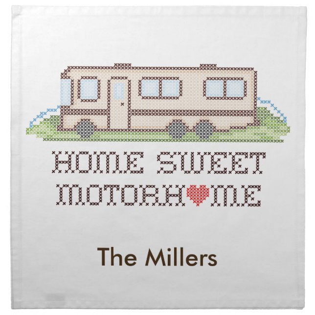 Customize Your Motor Home Napkin (Front)