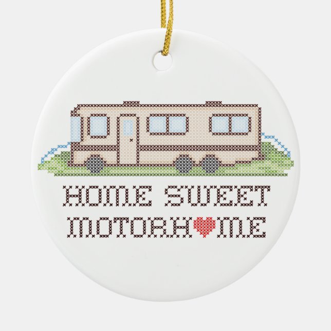 Customize Your Motor Home Ornament (Front)