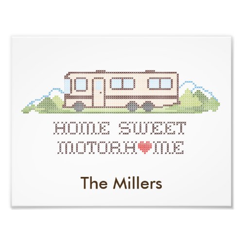 Customize Your Motor Home Photo Print 