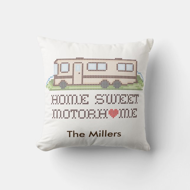 Customize Your Motor Home Pillow (Front)