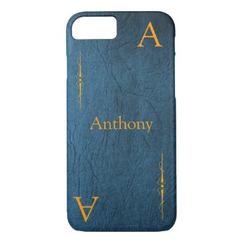 Customize Your Name And Initial  Iphone Case by Keltwind at Zazzle