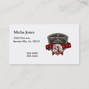 Customize Your Name Bicycle Company Logo Business Card