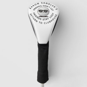 Customize Your Name Golf Ball Cartoon Joke Head Cover
