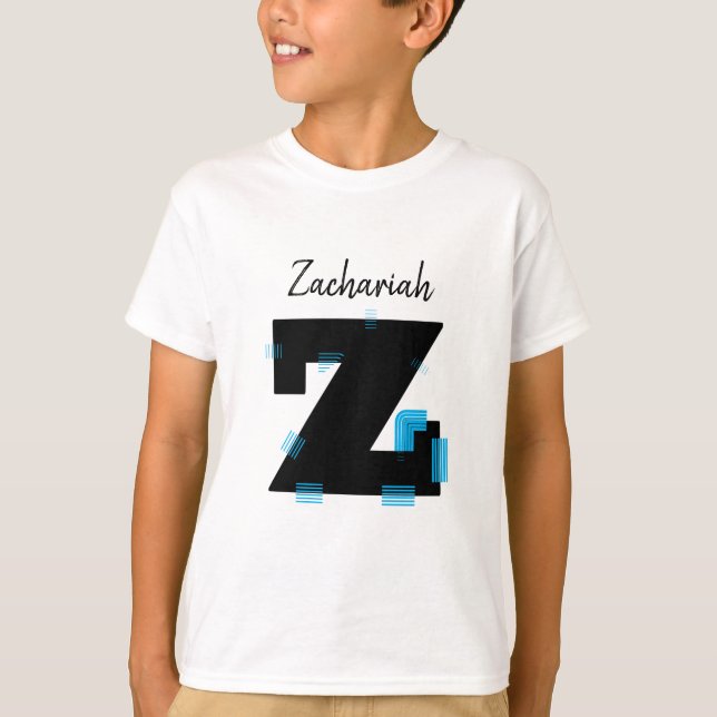 Customize your name (Letter Z) T-Shirt (Front)