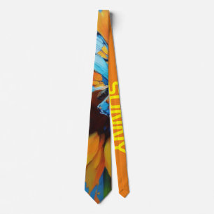 Customize your name neck tie