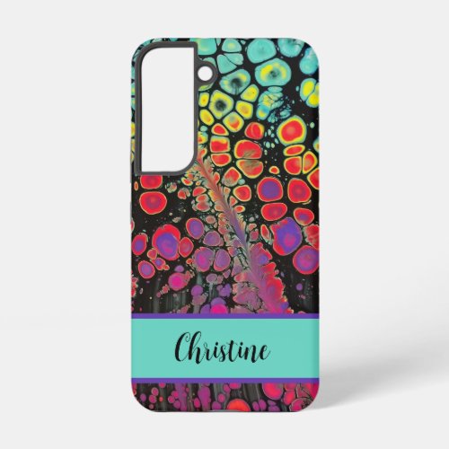Customize your name with this Brightly Colored Samsung Galaxy S22 Case