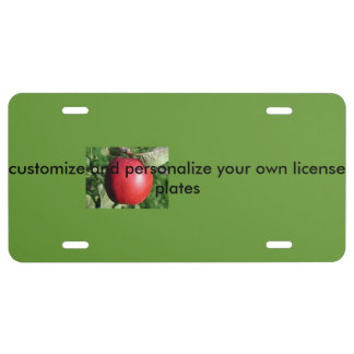 CUSTOMIZE YOUR OWN ALUMINUM LICENSE PLATES