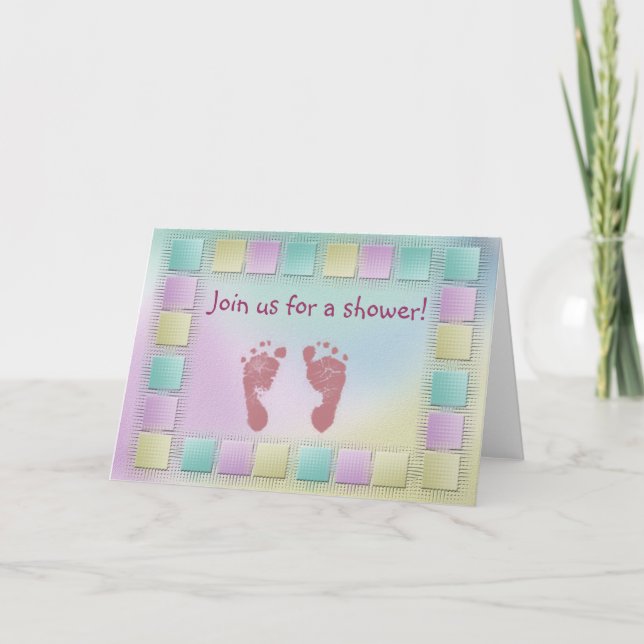 Customize your own baby shower card (Front)