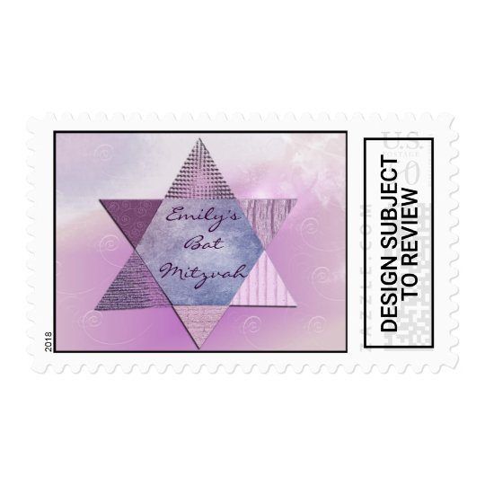 Customize Your Own Bat Mitzvah Stamp Zazzle