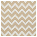 Customize your own beige white chevron pattern fabric