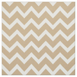 Customize your own beige white chevron pattern fabric