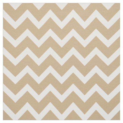Customize your own beige white chevron pattern fabric