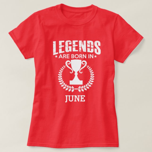 Customize Your Own Birthday Month T-Shirt (Design Front)